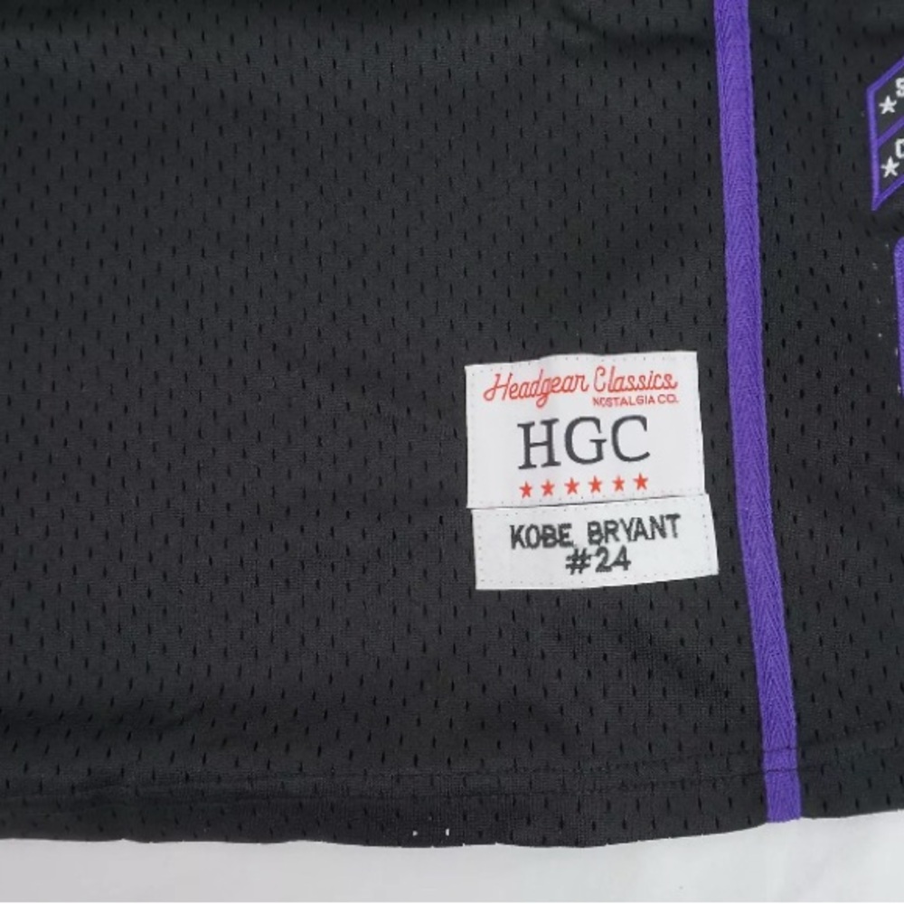 NWT [Headgear Classics] Kobe Bryant Legend Mamba Jersey #8 & #24 Men’s XS/S/M/L - Picture 8 of 15